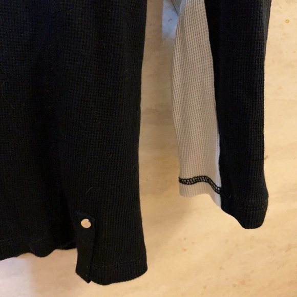 Ralph Lauren black, red, and white long-sleeve quarter-zip top. - Picture 5 of 7